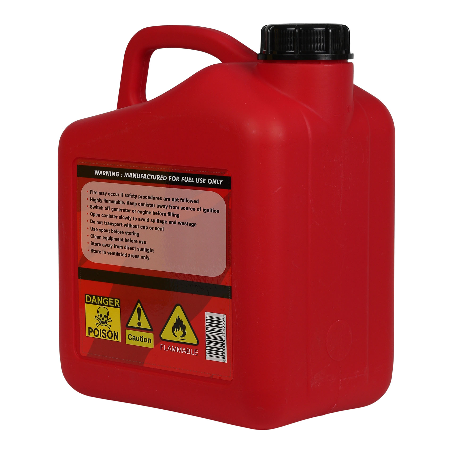 MAC AFRIC 10L Plastic Petrol Jerry Can - Image 3