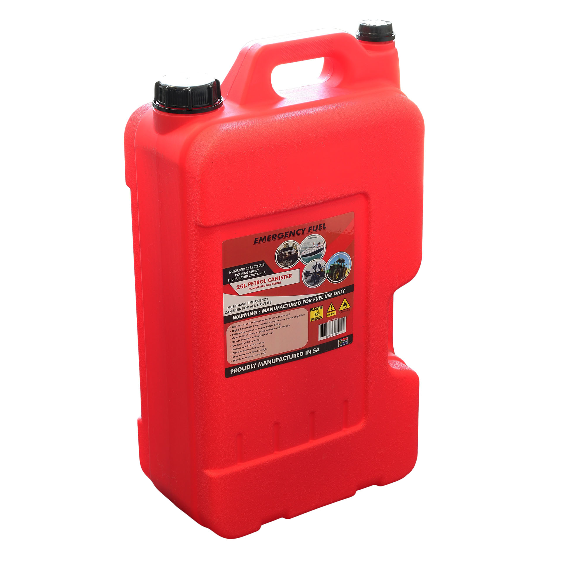 MAC AFRIC Petrol Jerry Can – 25L (Red)