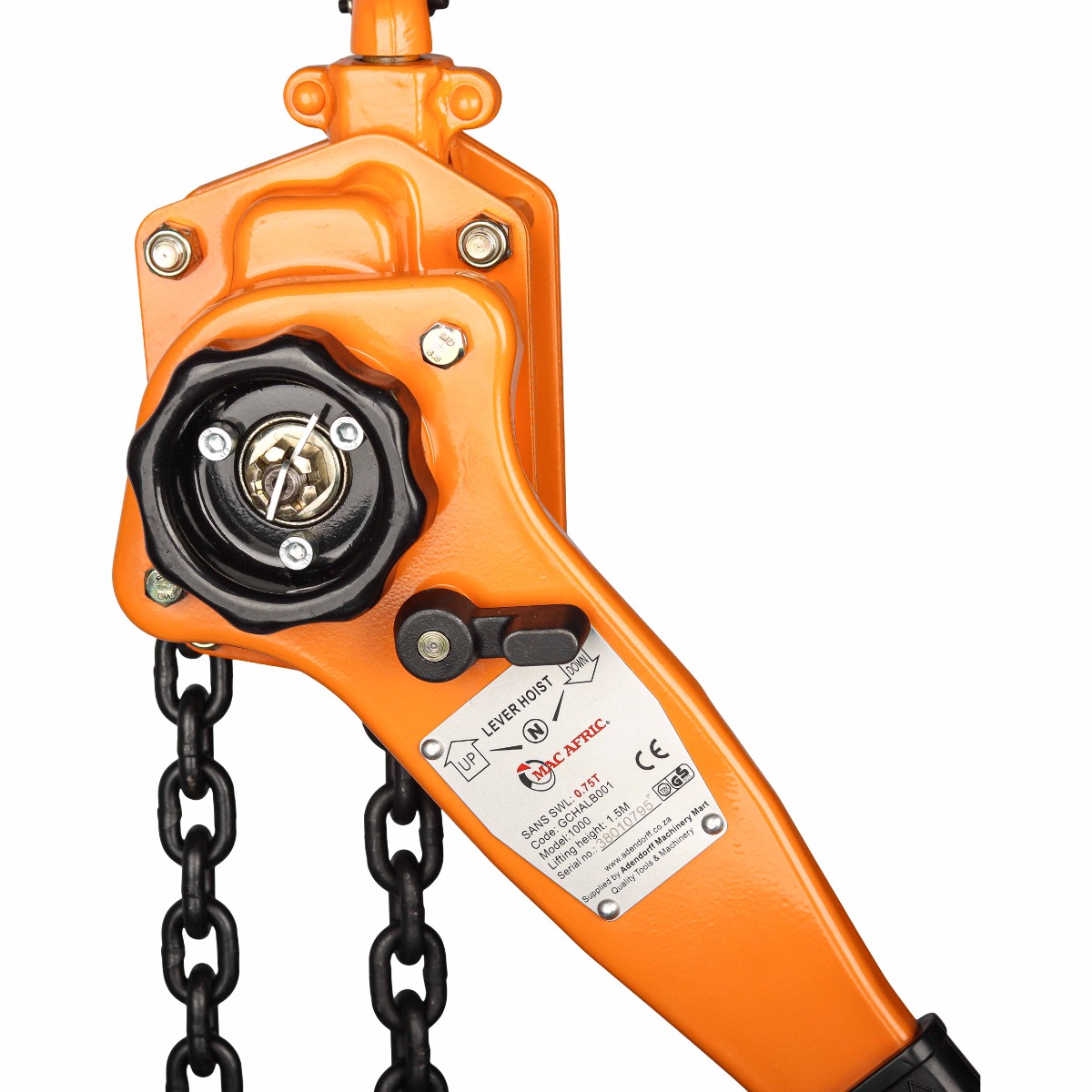 MAC AFRIC Model 1000 Lever Chain Block - Image 2