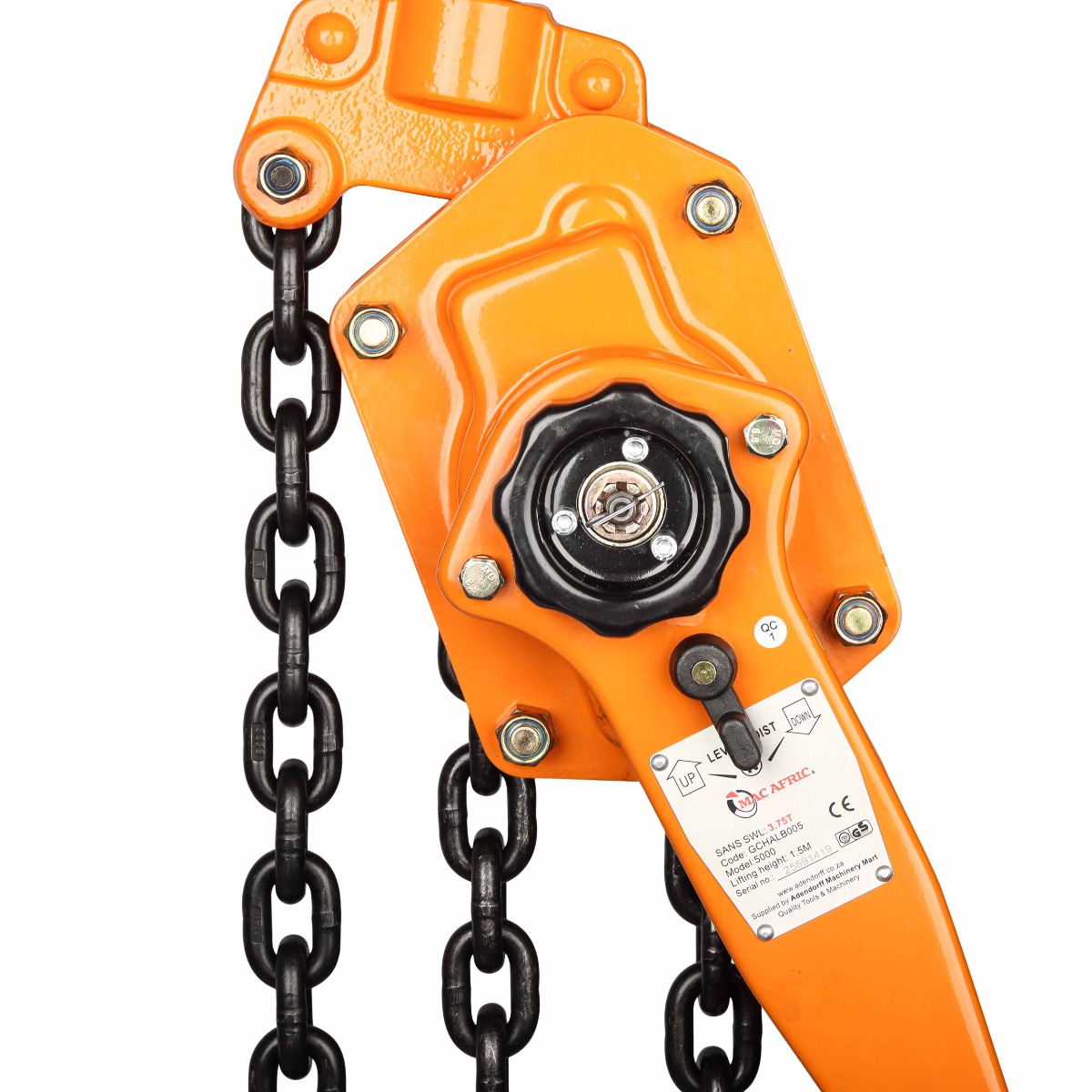 MAC AFRIC Model 5000 Lever Block 1.5 M Lift - Image 2