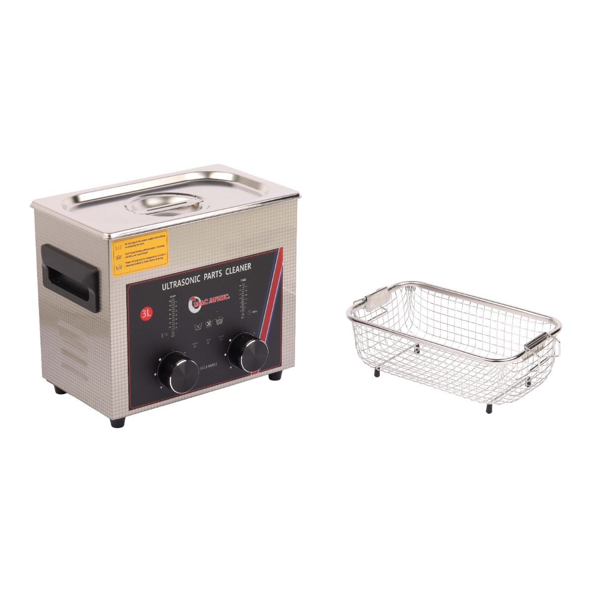 MAC AFRIC 3L Ultrasonic Parts Cleaner - Image 2