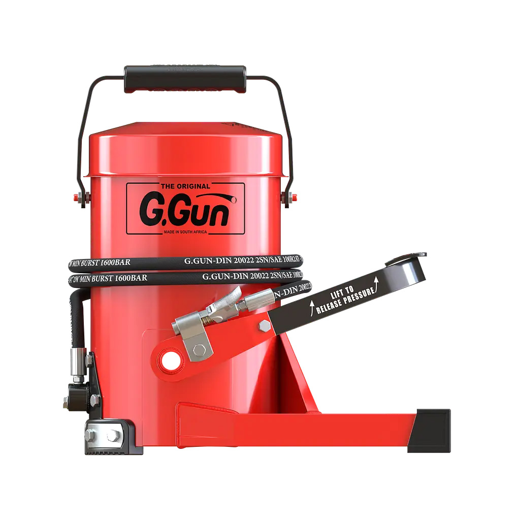 GURTECH G.GUN Foot Operated Grease Gun - Image 2