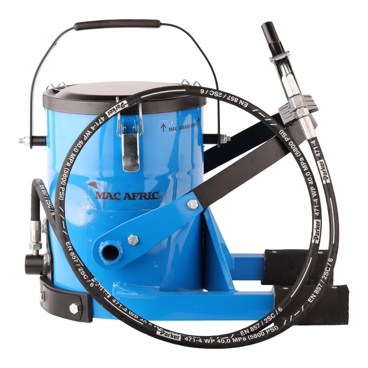 MAC AFRIC 8kg Foot Operated Grease Drum - Image 2