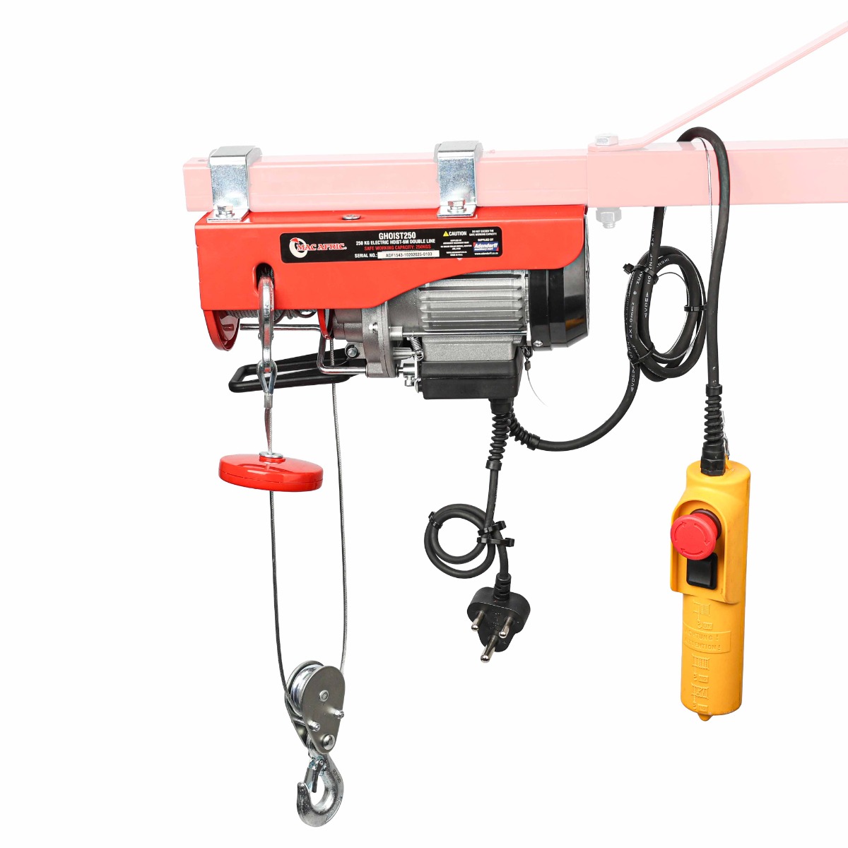 MAC AFRIC 250 kg Electrical Cable Hoist - Image 2