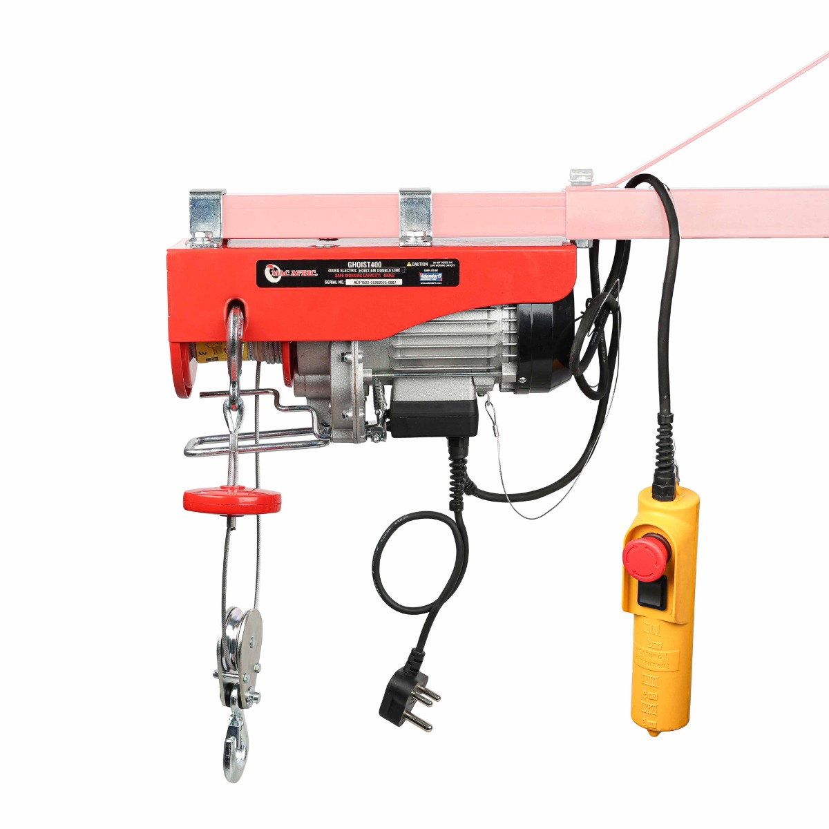 MAC AFRIC 400 kg Electrical Cable Hoist - Image 2