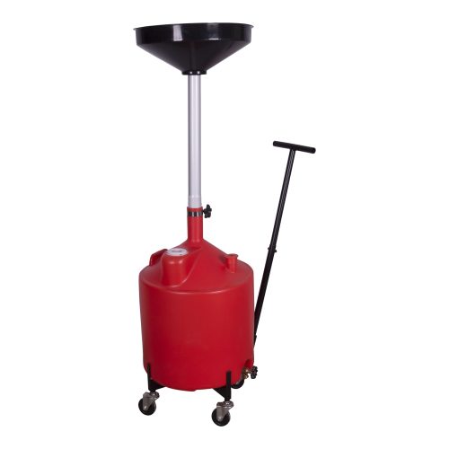 MAC AFRIC 68 L Oil Drain Tank With Dolly Paper Carton (18 Gallon)
