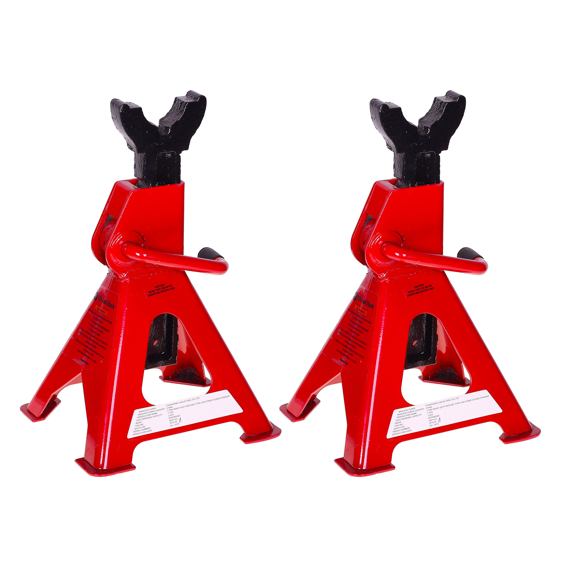 MAC AFRIC 6 Ton Heavy Duty Steel Jack Stands (with Anti-Sink Feet)