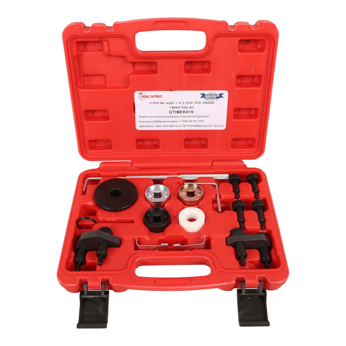 MAC AFRIC 17-Piece Timing Tool Kit for VW-AUDI 1.8/2.0 TSI/TFSI Engines - Image 2