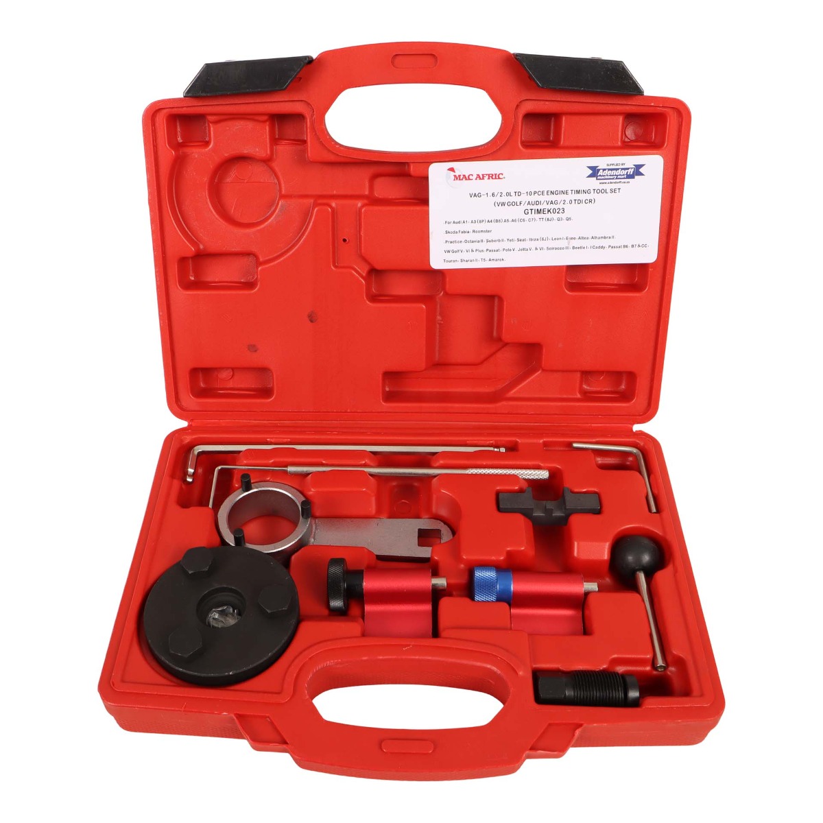 MAC AFRIC 10-Piece Engine Timing Tool Set for VAG 1.6/2.0L TD (VW Golf, Audi) - Image 2
