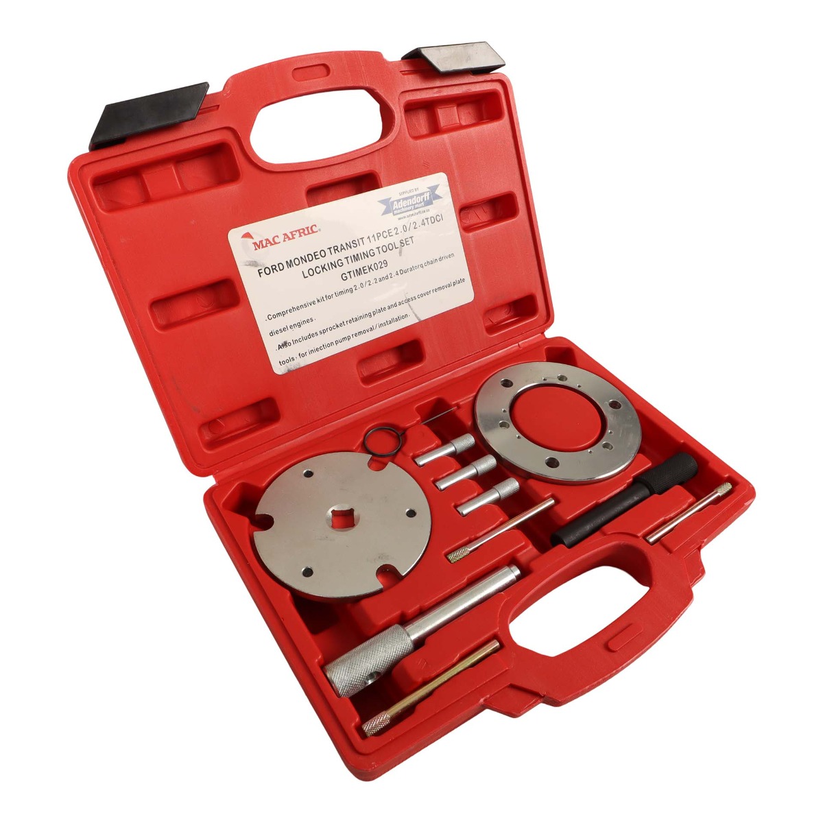 FORD MONDEO TRANSIT 11PCE 2.0/2.4 TDCI LOCKING TIMING TOOL SET - Image 2