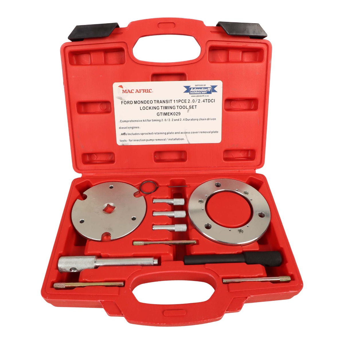 FORD MONDEO TRANSIT 11PCE 2.0/2.4 TDCI LOCKING TIMING TOOL SET - Image 3