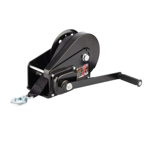 MAC AFRIC 1200kg Brake Winch with Nylon Strap 50mm x 10m