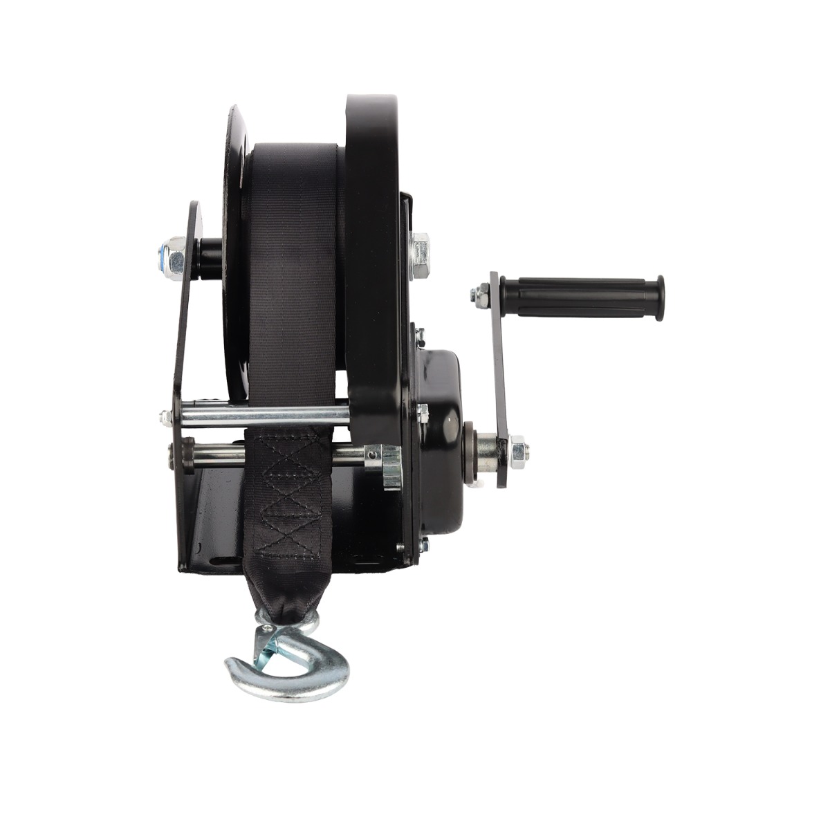 MAC AFRIC 1200kg Brake Winch with Nylon Strap 50mm x 10m - Image 3