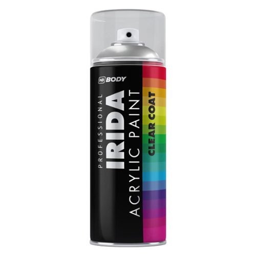 HB BODY Professional Irida Acrylic Spray Clearcoat, 400ml Aerosol