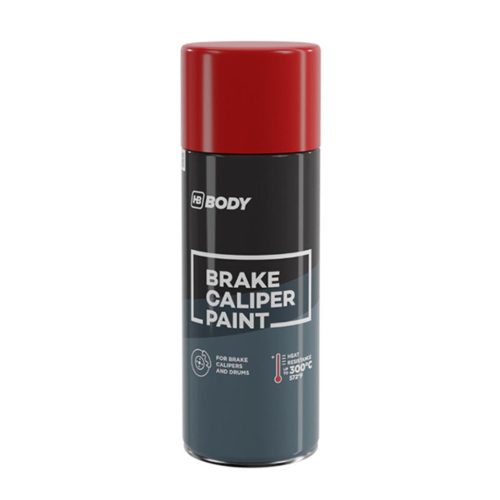 HB BODY High Heat Brake Caliper Paint, Red, 400ml Aerosol