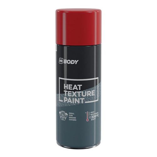 HB BODY Heat Super Texture Paint, Ferrari Red, 400ml Aerosol