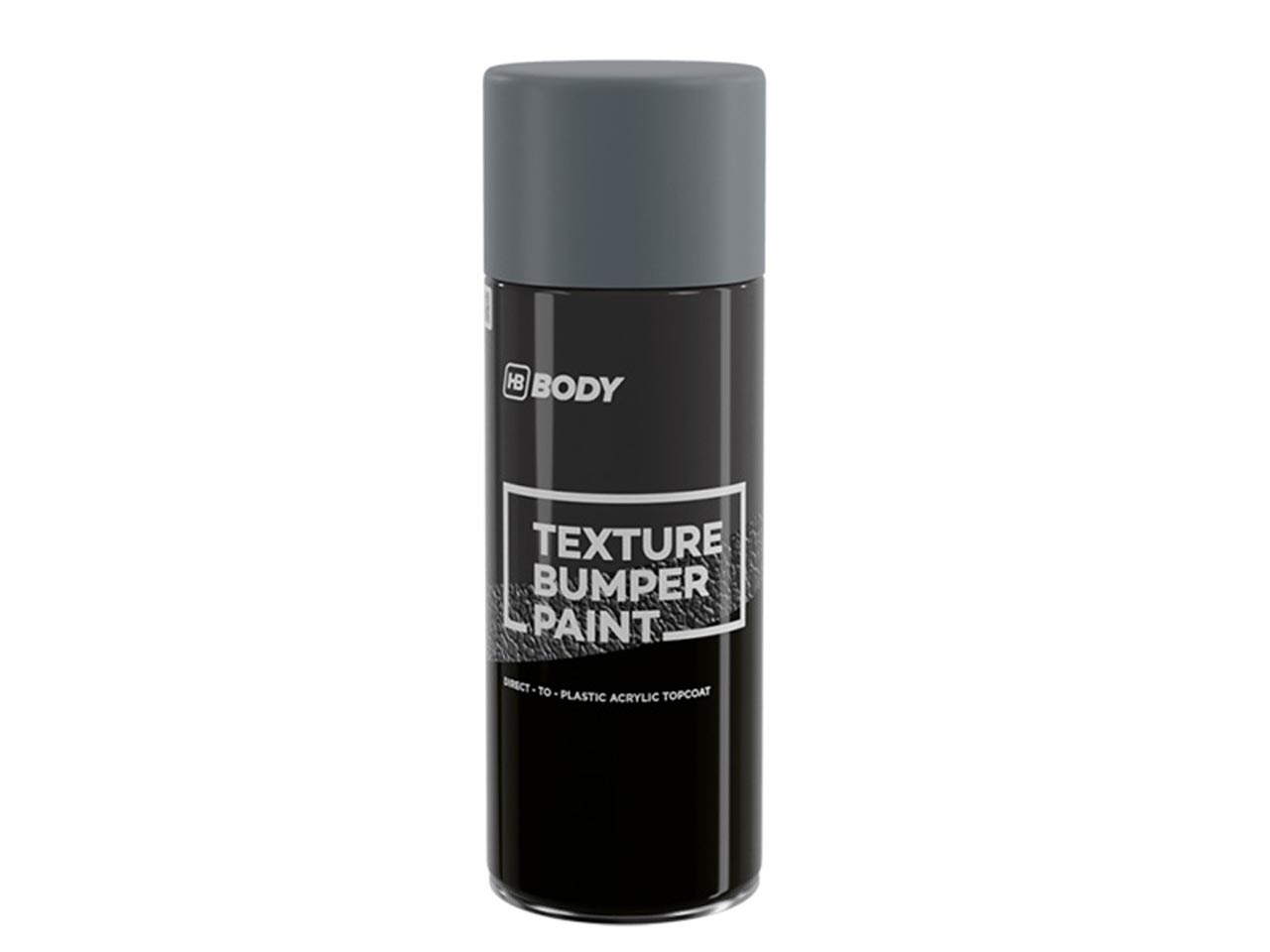 HB BODY Body Texture Bumper Paint, Black, 400ml Aerosol