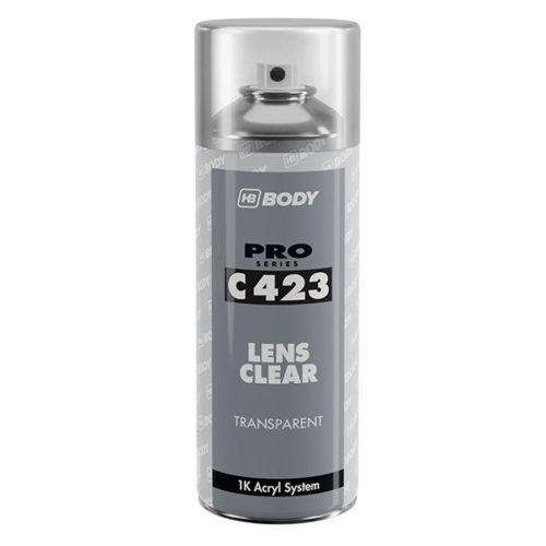 HB BODY Lens Clear Headlight Restoration Spray, Transparent, 400ml Aerosol
