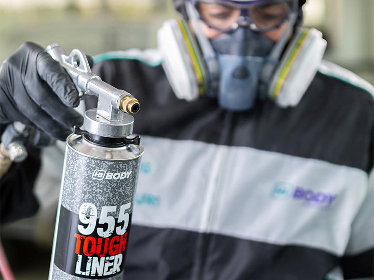HB BODY 955 Tough Liner Protective Coating, 600ml - Image 2