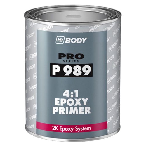 HB BODY P 989 4:1 Epoxy Primer, Transparent, 1ltr