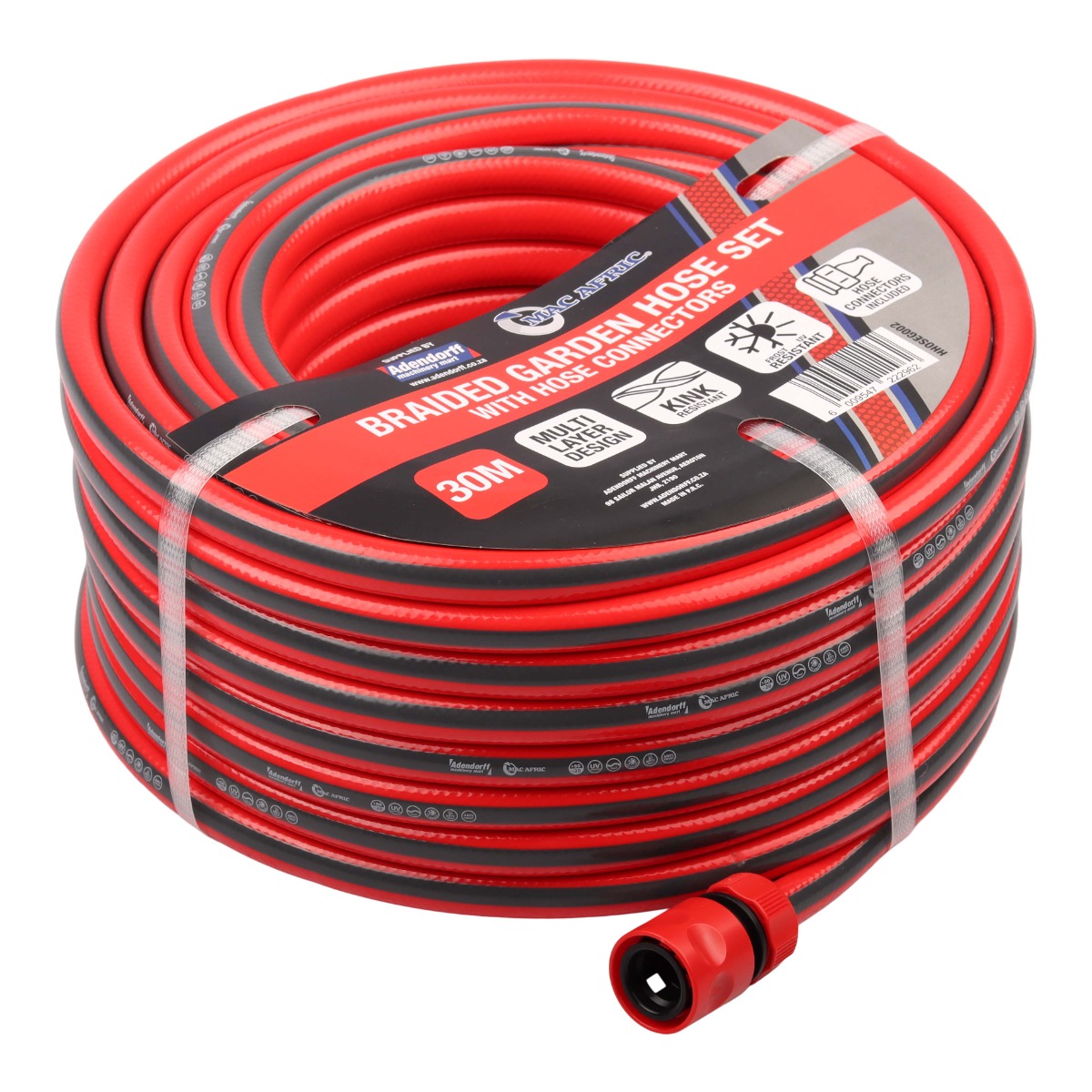 MAC AFRIC 30m Braided Garden Hose Set - Image 2
