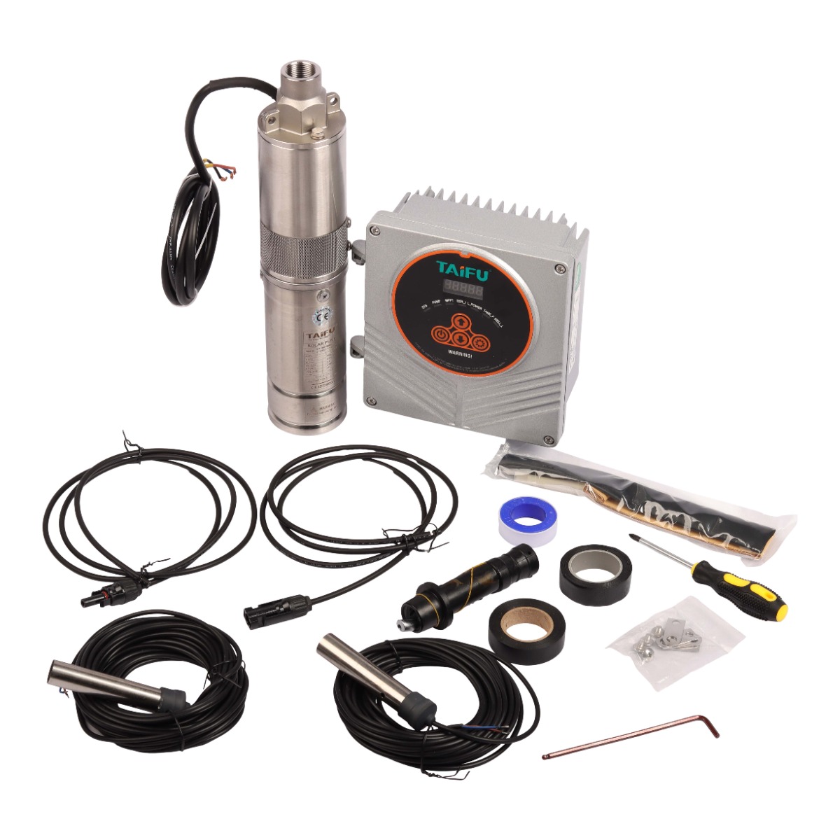 Taifu 3" Solar DC Bore Hole Pump 250W 24V DC (3TSS1.5-65-24/250) - Image 3