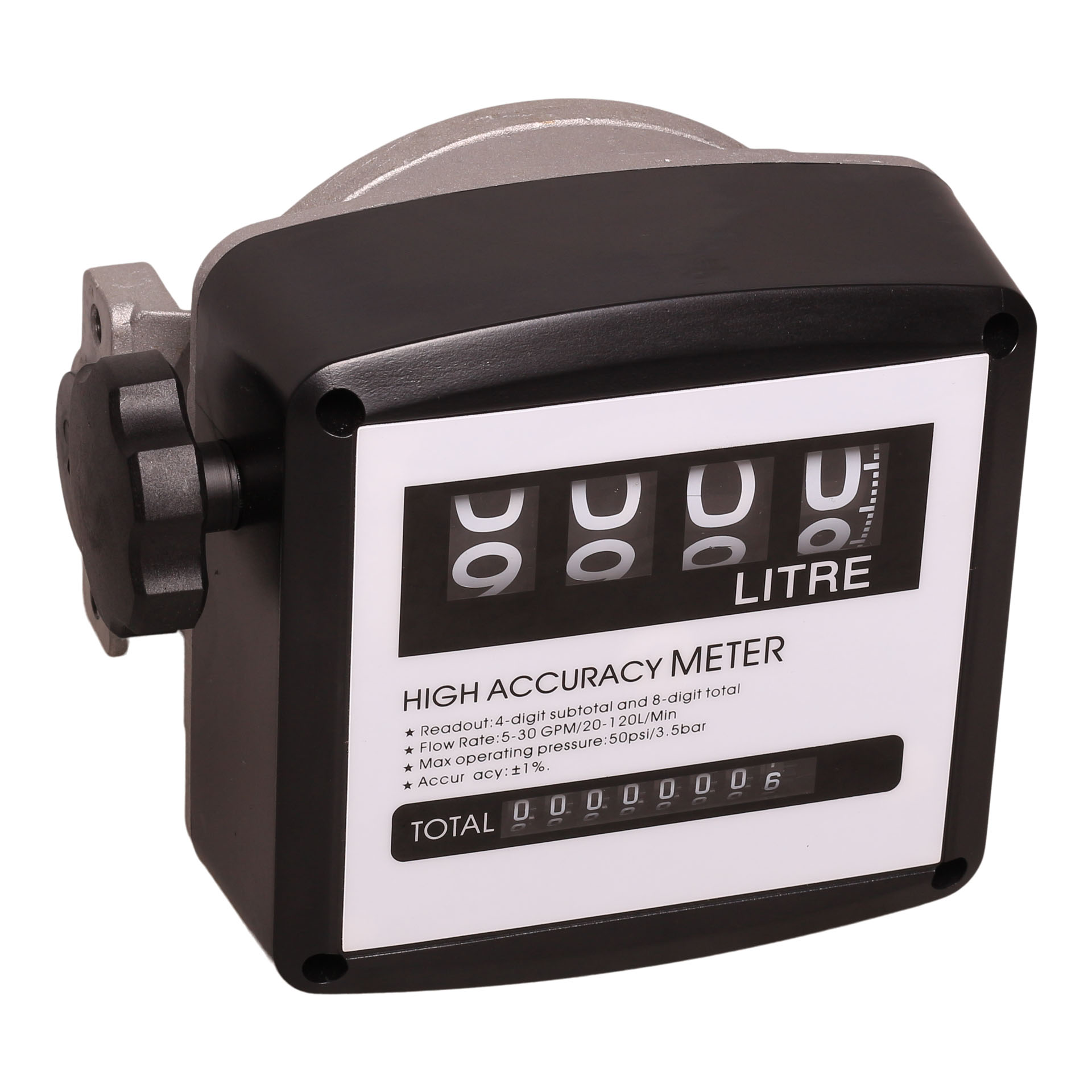 MAC AFRIC 4 Digit Flow Meter with Coupling for HPUMPO-008