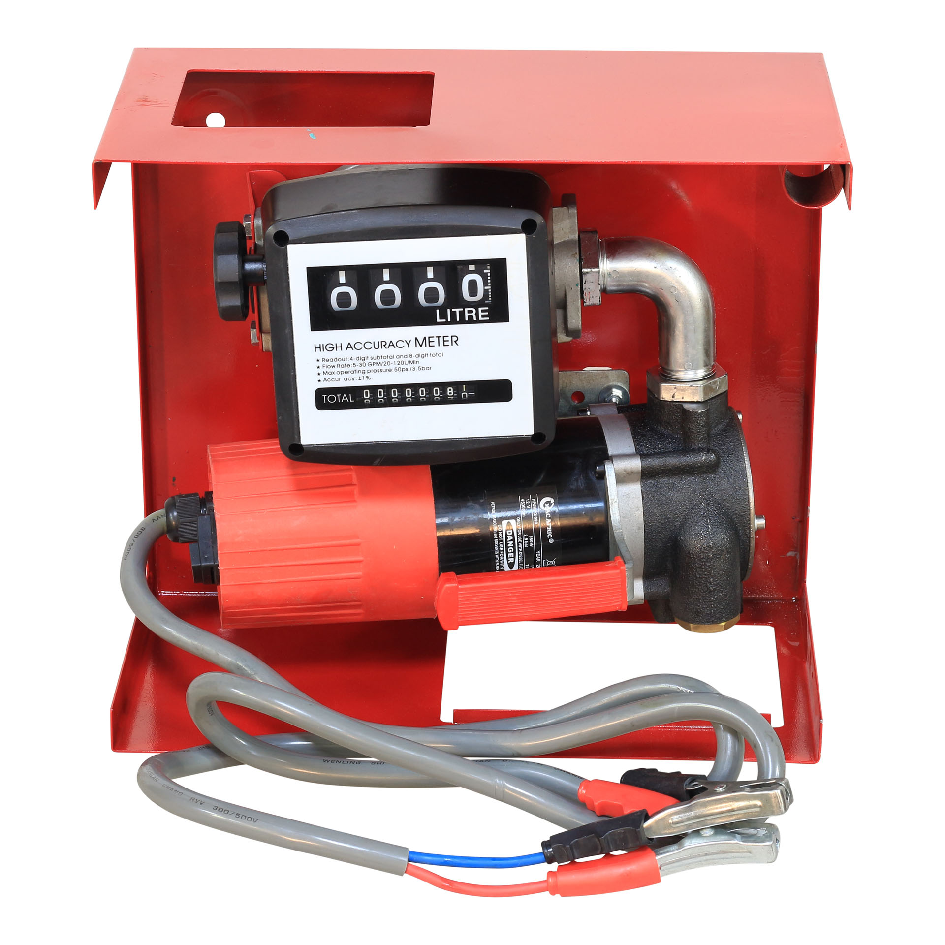 MAC AFRIC 12V DC 80l/min Wall Mount Bracket Diesel Pump Unit with Auto Gun