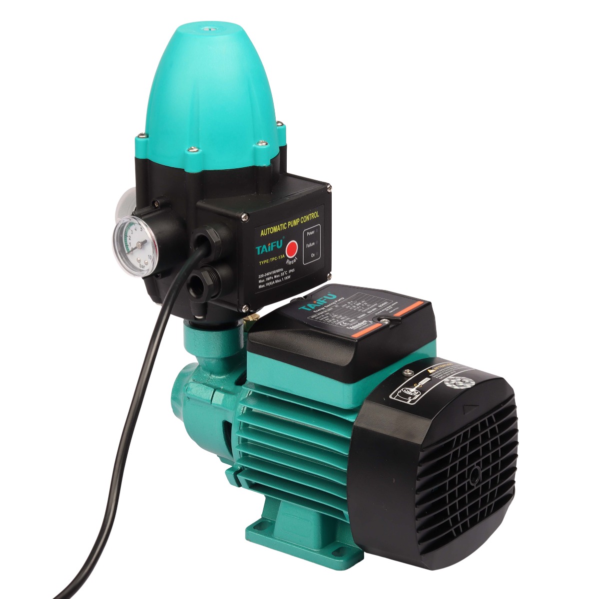 TAIFU QB60 PERIPHERAL VANE PRESSURE PUMP 0.37KW - Image 3