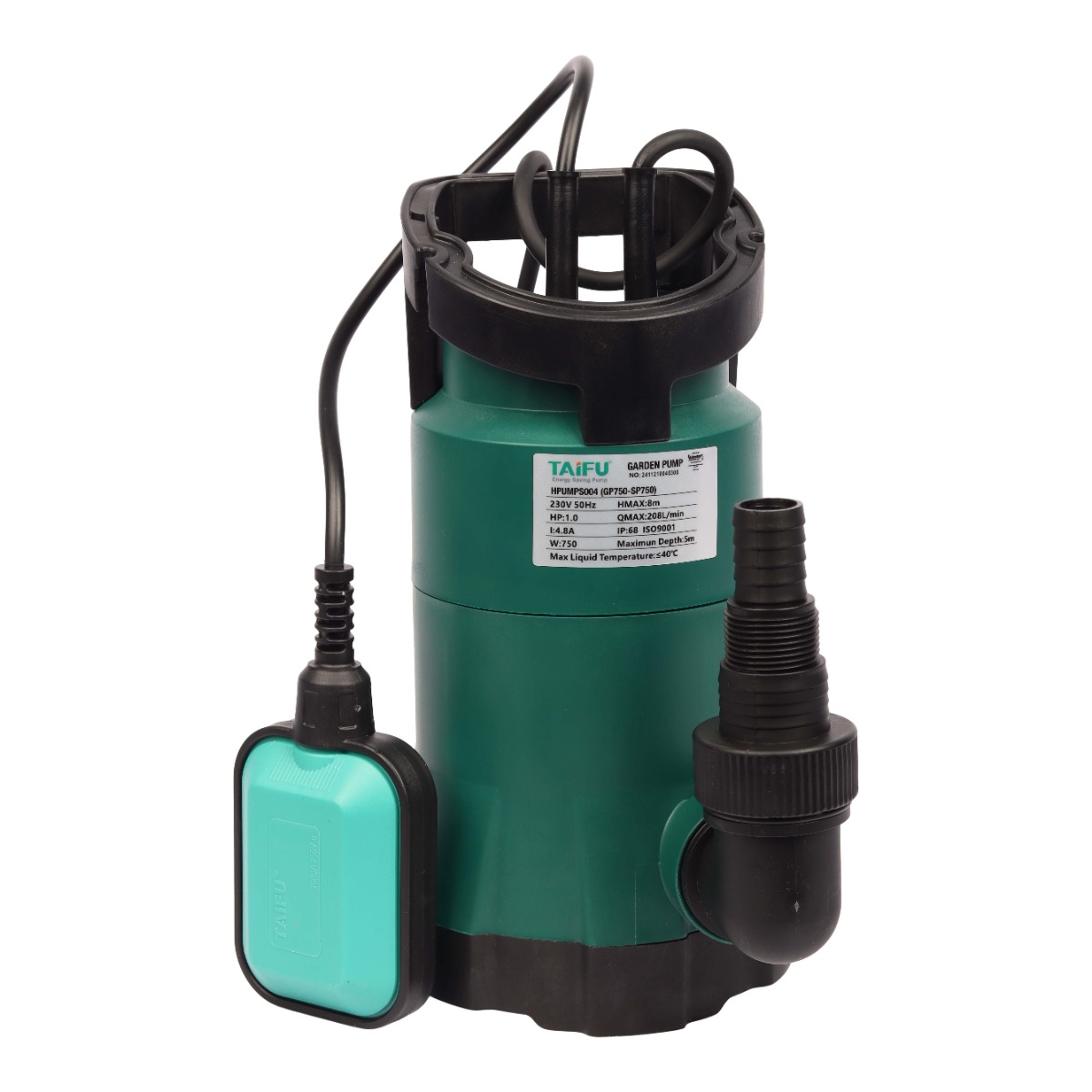 Taifu SP750W Submersible Pump With Float Switch