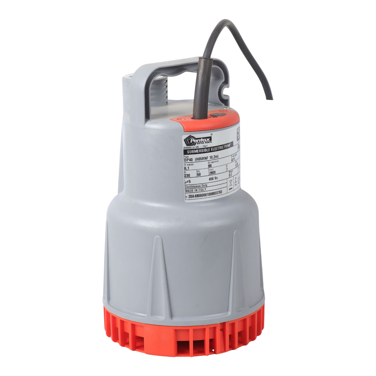 Pentax DP40 (200W 230V) Submersible Drainage Pump