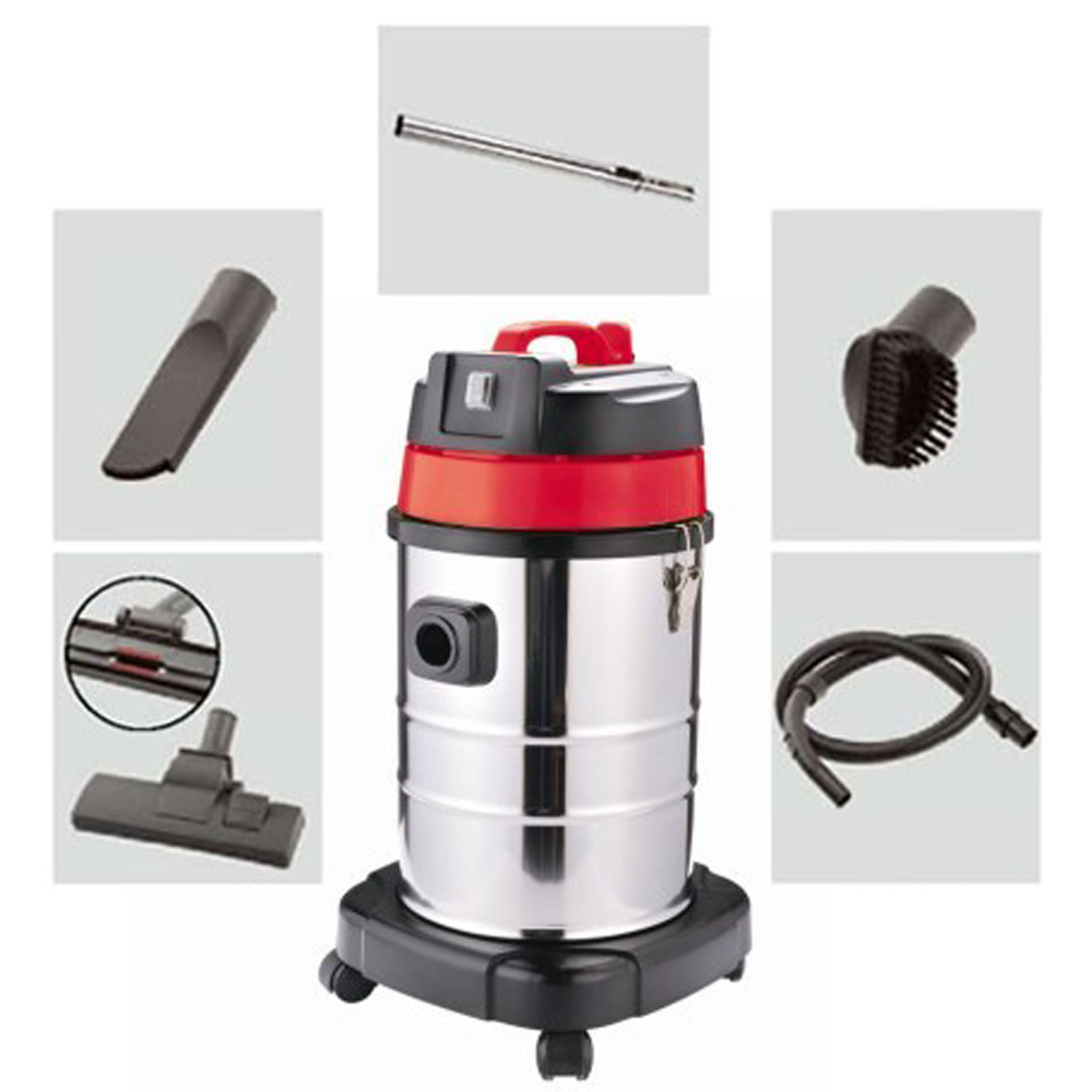 MAC AFRIC 30 Litre Wet & Dry Vacuum Cleaner 1200 W
