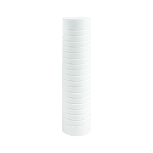 10″ Standard Polisediment Spun Filter Cartridge, 251mm, 28mm/65mm, 100g, 5 Micron