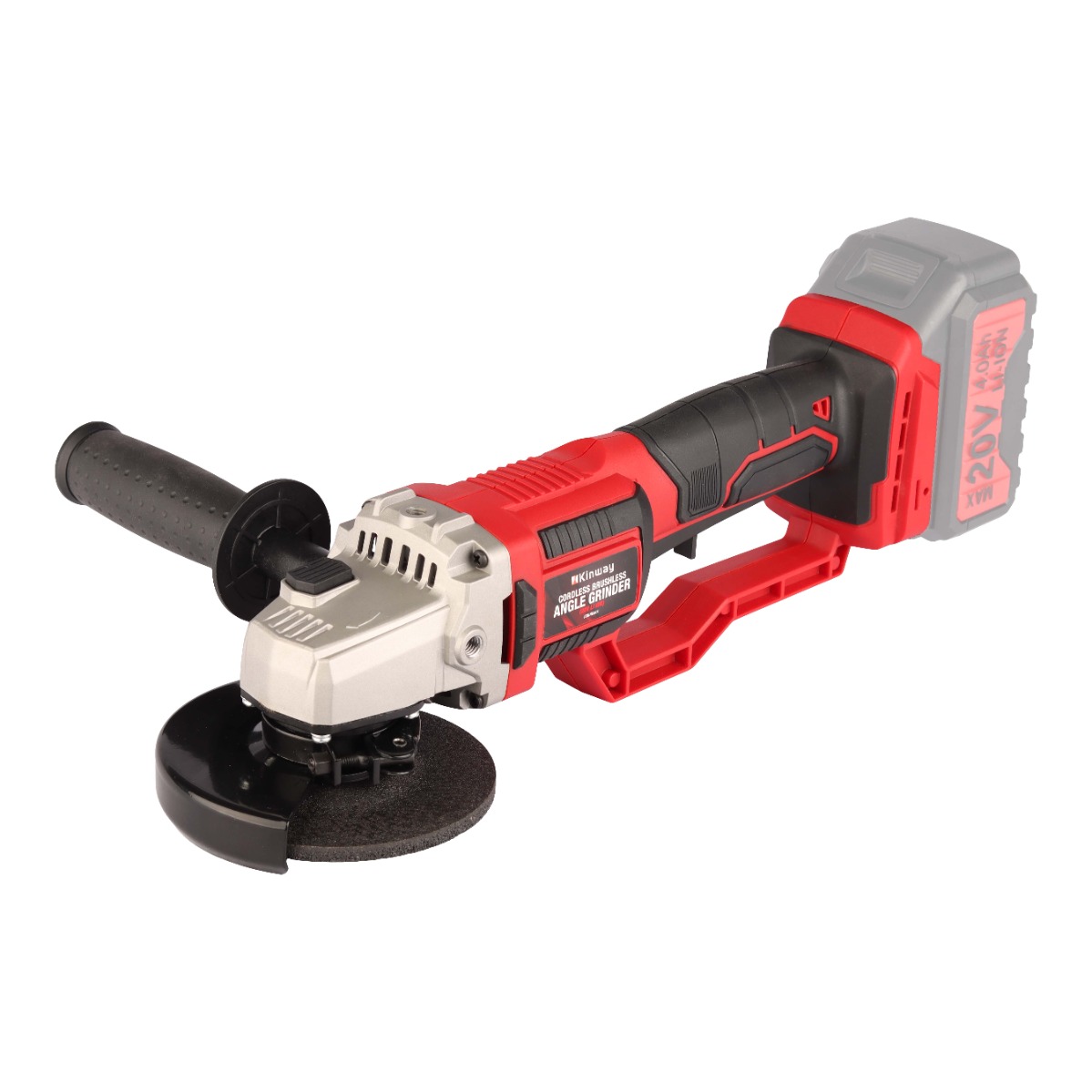 Kinway 20V Brushless Cordless 115 mm Angle Grinder – Tool Only