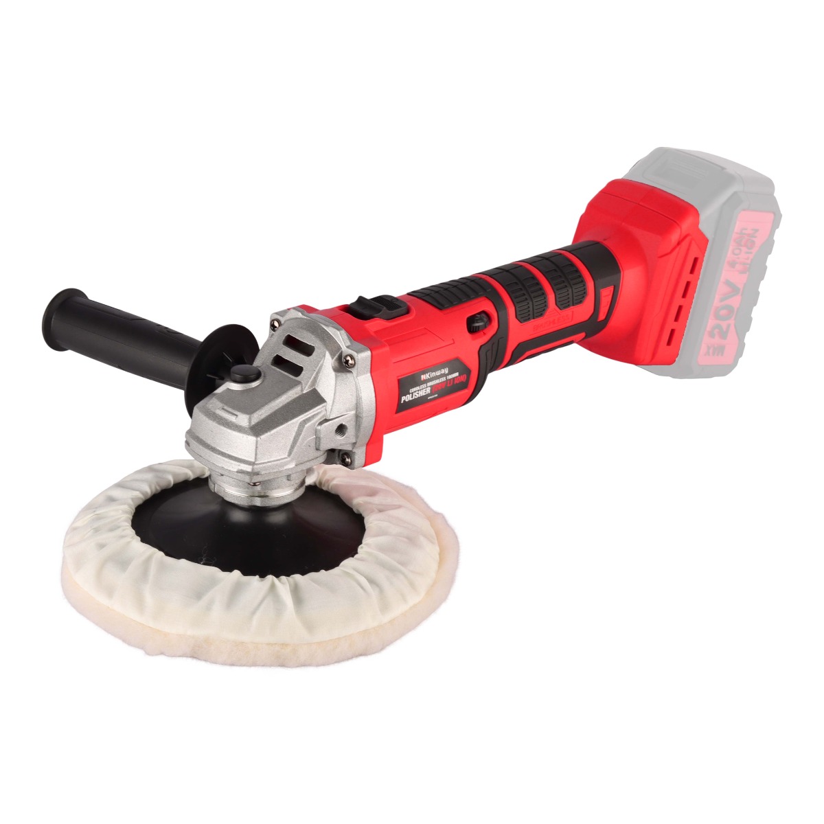 Kinway 20V Brushless Cordless 180mm Polisher - Image 3