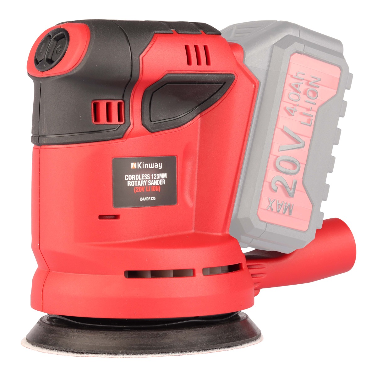 Kinway 20V Brushless Cordless 125 mm Rotary Sander – Tool Only - Image 3