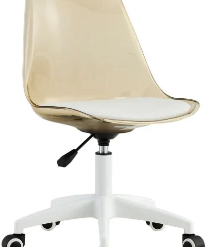 Modern Home Office Desk Chair Swivel Computer Chair With Wheels Office Executive Chair – beigi, Yellow