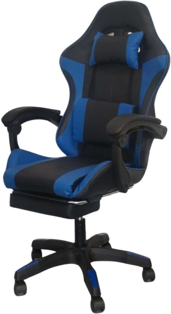 Fine Living SoundThrone Gaming Chair with Speaker - Black/ Blue Office Arm Chair – Black, Blue