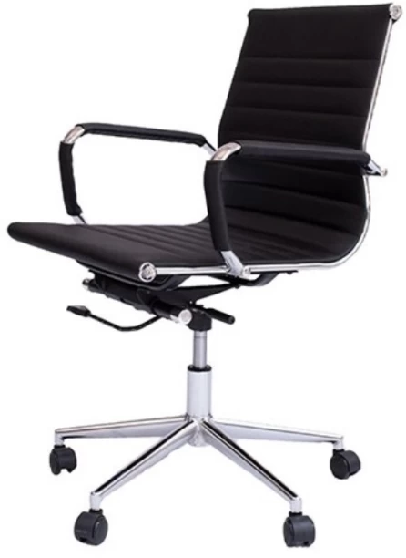 Office Chair 818B Office Adjustable Arm Chair – Black