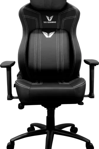 VX Gaming Blaze High Back Gaming with Height Adjustable Arms & Lumbar Support Office Arm Chair – Black
