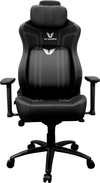 VX Gaming Blaze High Back Gaming with Height Adjustable Arms & Lumbar Support Office Arm Chair – Black