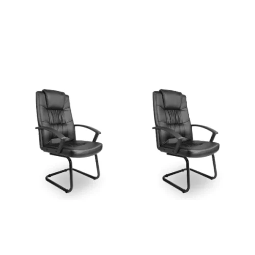 TAX 8612G Office Arm Chair – BLACK