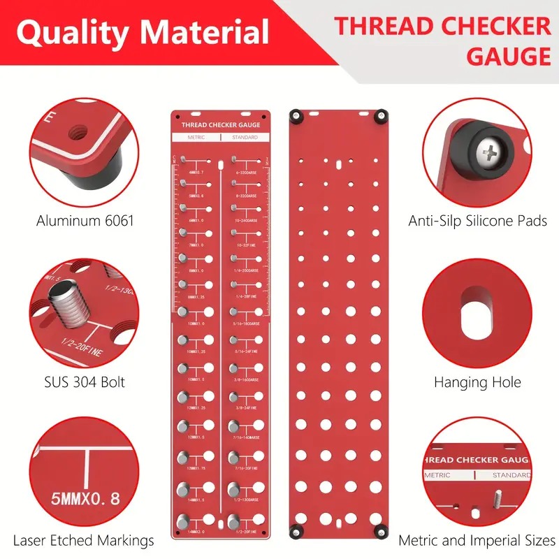 MAC AFRIC 28 Nut and Bolt Thread Checker - Image 4