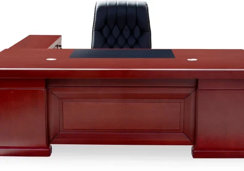 GOF Furniture HX2455 Office Table – Mahogony
