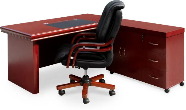 GOF Furniture 3509360910464 Office Table – Mahogony - Image 2
