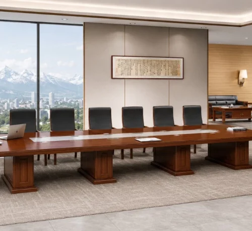 GOF Furniture Arabella Executive Boardroom Table 4800 × 1800 × 760 mm Conference Table – Mahogany
