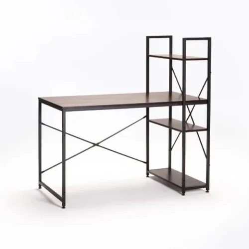Aesthetic 2 in 1 Desk & Shelf D.I.Y Study Table – Wenge