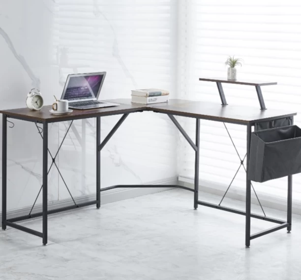 Office Desk 0D544 Office Table – RUSTIC / VINTAGE WOOD FINISH