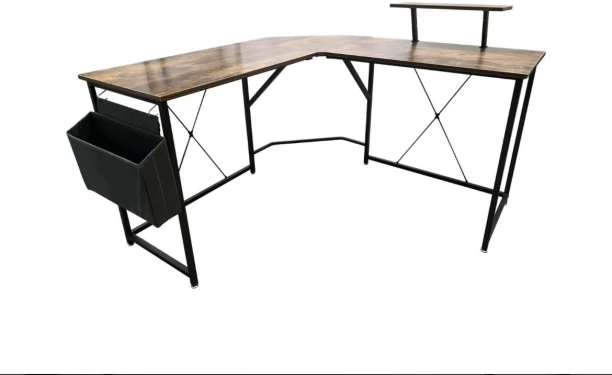 Office Desk 0D544 Office Table – RUSTIC / VINTAGE WOOD FINISH - Image 2