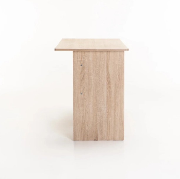 Nordic 2 Drawer Desk Study Table – Light Oak - Image 3